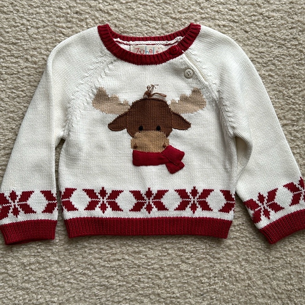 Cute Zubels Moose Sweater